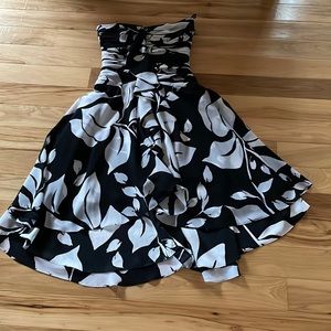 White House Black Market Ruffled Dress.